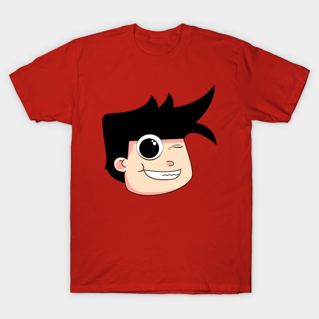 Cartoon Face T-Shirt by Krisgrad